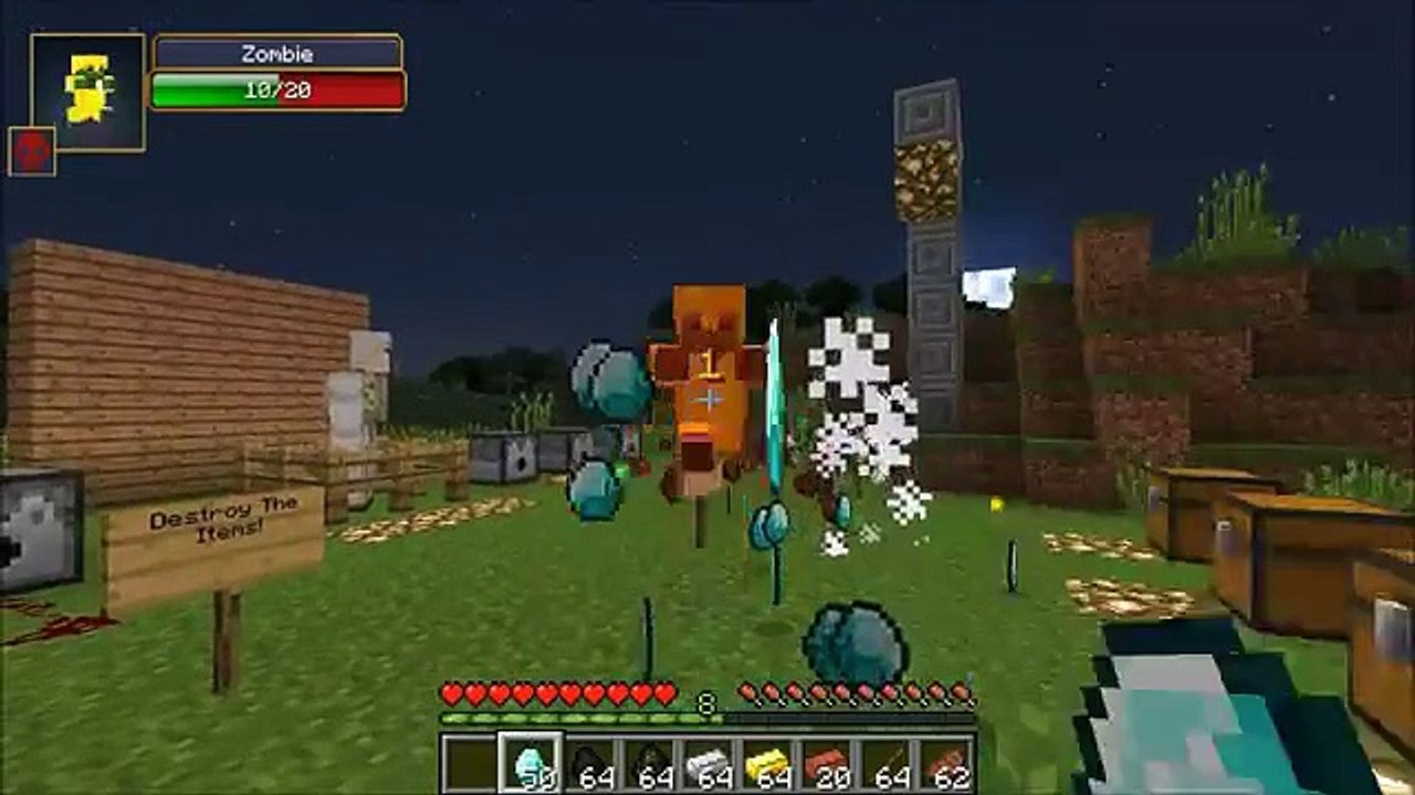 Minecraft_ THROW EVERYTHING MOD (NEW WAYS TO BREAK BLOCKS & KILL!) Mod Showcase