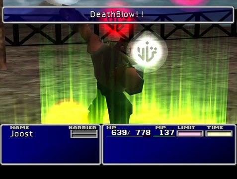 FINAL FANTASY VII-Barret vs Dyne Fight