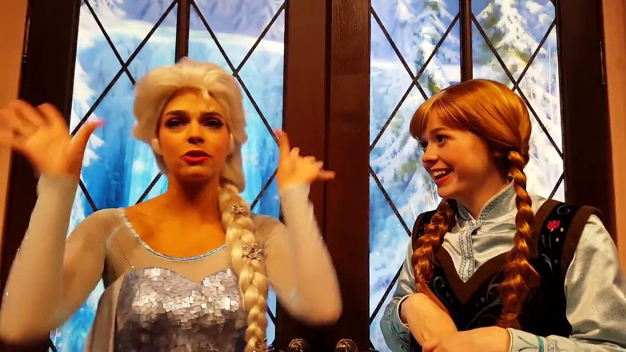 ANNA & ELSA TAKE OVER DISNEYLAND CA!