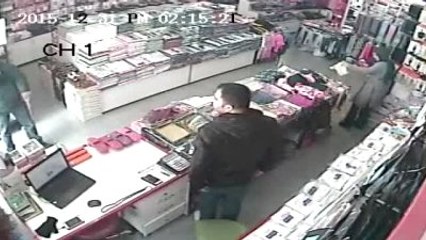 Hırsızlık Güvenlik Kamerasında