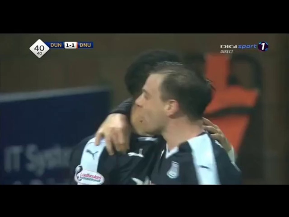 1-1 Kane Hemmings Goal - Scotland  Premiership - 02.01.2016, Dundee FC 1-1 Dundee United