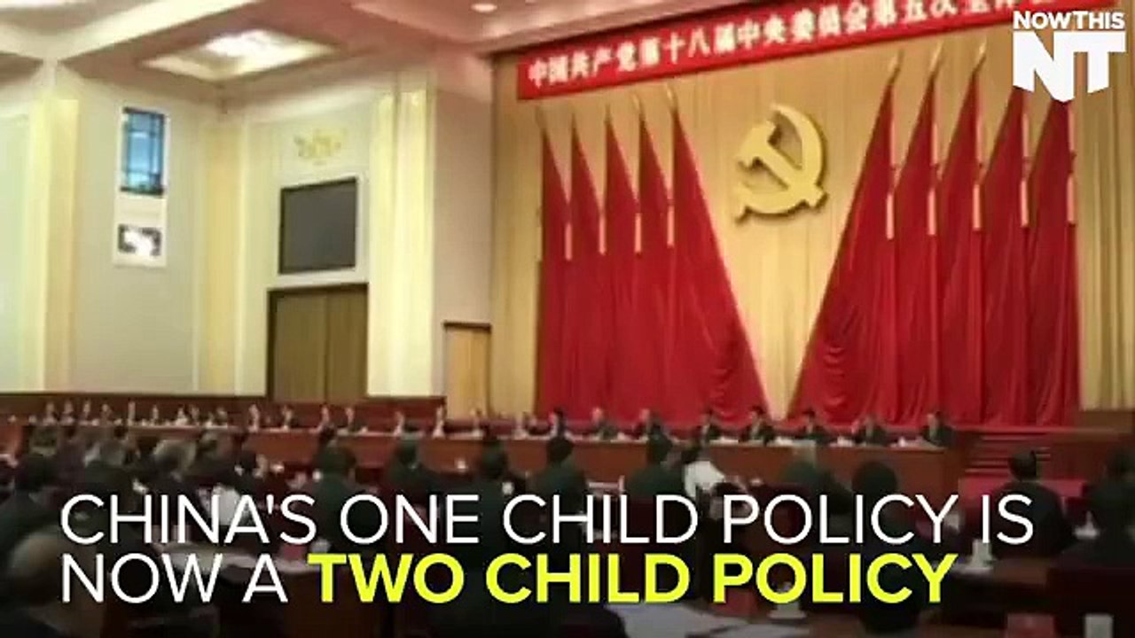 China is now allowing couples to have a second child in 2016