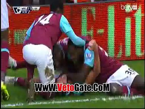 كارول يتقدم بالهدف الثانى لـ وست هام فى مرمى ليفربول