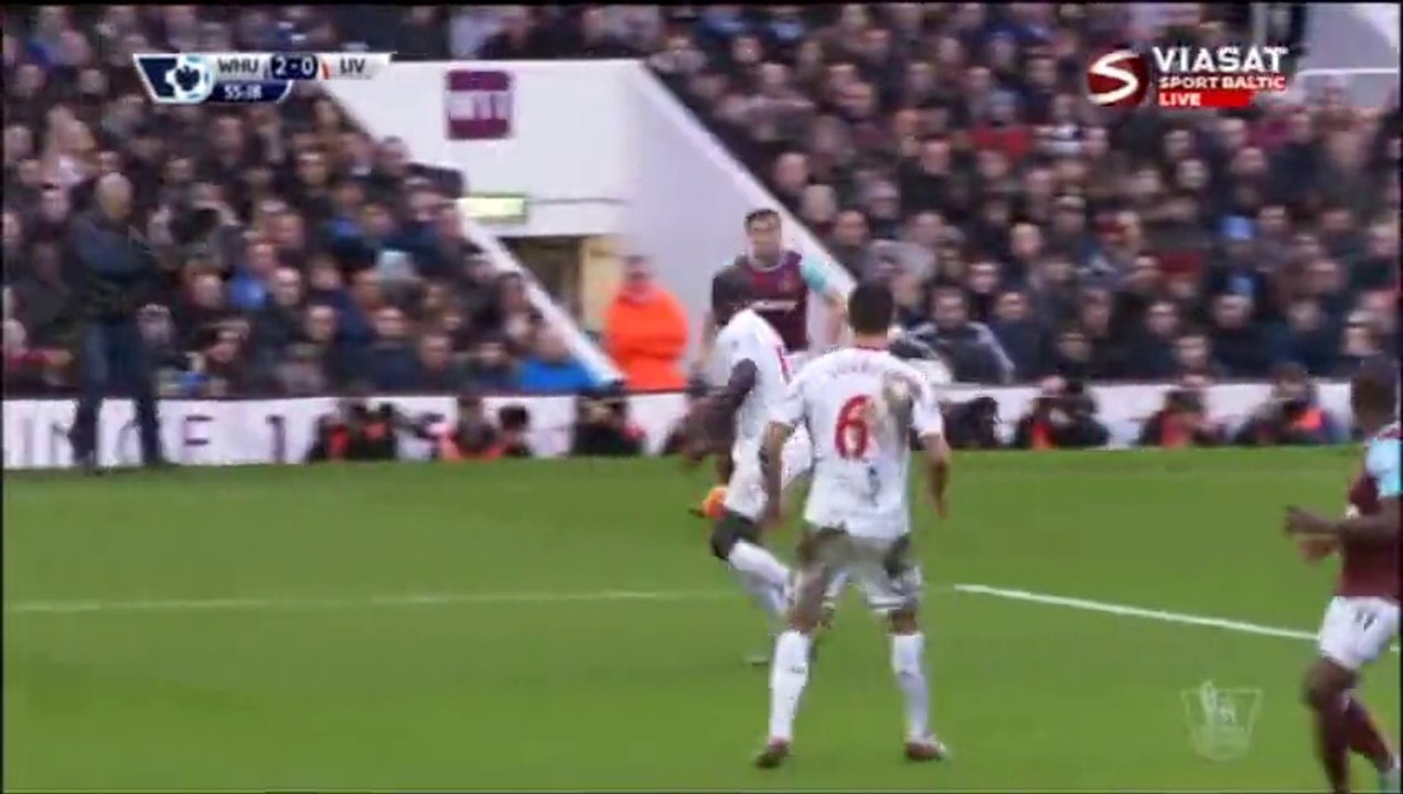 Goal: Andy Carroll Goal - West Ham United 2-0 Liverpool - 02.01.2016