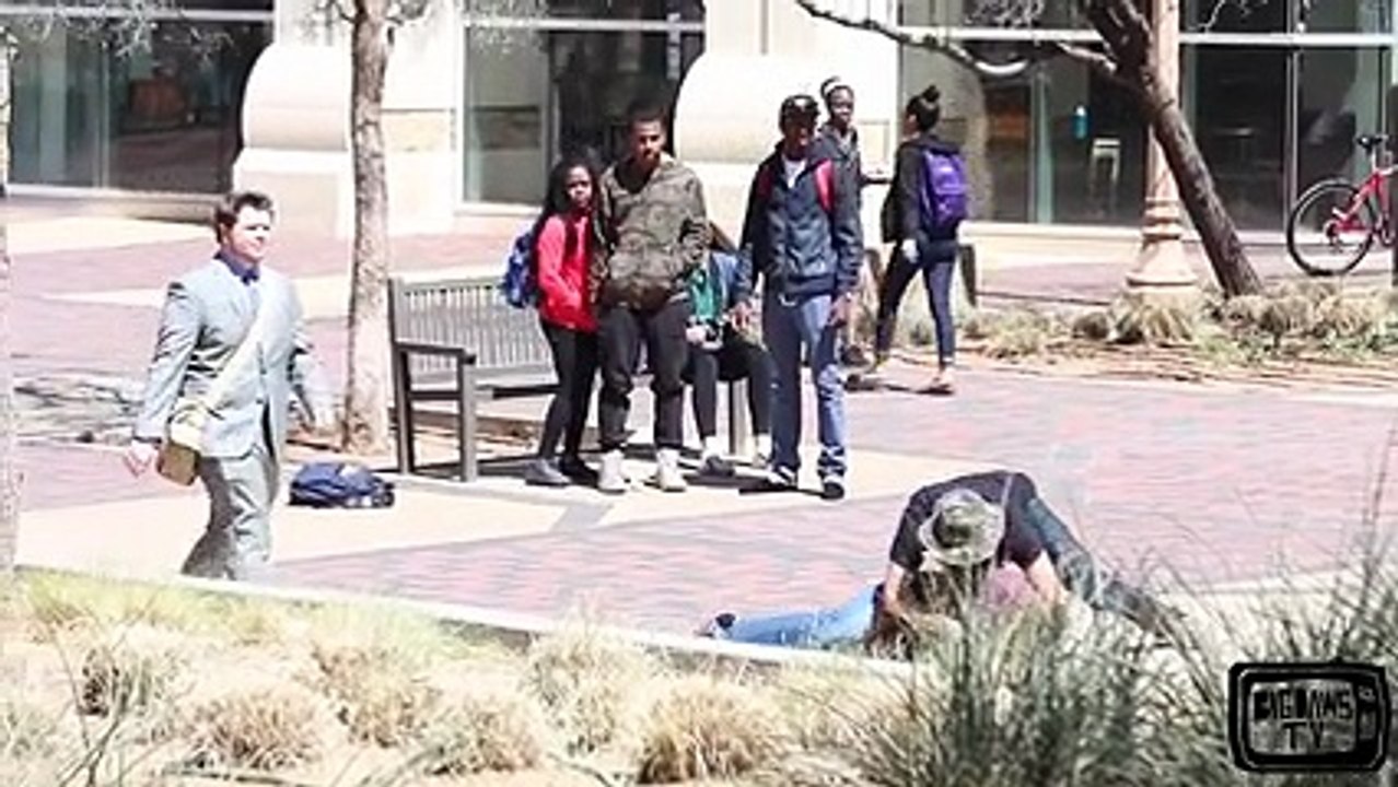 Social Experiment_ Would you intervene if you would see someone being robbed.