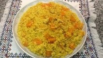 طبق اليقطين بالارز و الدجاج بطريقة سهلة و سريعة من المطبخ المغربي مع ربيعة