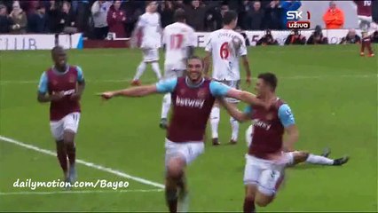 All Goals and Highlights HD - West Ham 2-0 Liverpool - 02-01-2016