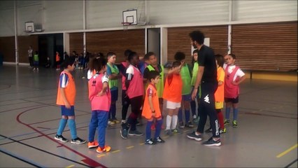 FC LIVRY GARGAN - LES U 13 AU GYMNASE ZAMI -30/12/2015