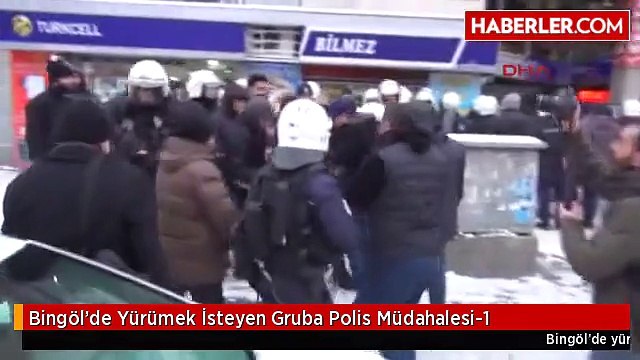 Bingöl'de İzinsiz Yürüyüş