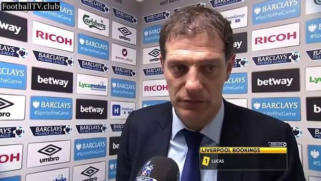 West Ham vs Liverpool 2 : 0 - Slaven Bilic post-match interview