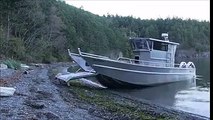 Boat walk on the beach with self docking capabilities.