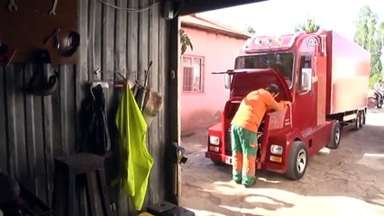 Murat 131'den tır yaptı