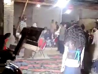 Dancing Girl Beating the Boy Badly