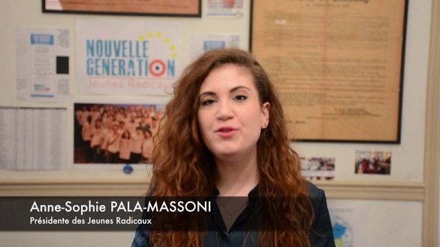 Voeux 2016 - Anne-Sophie PALA-MASSONI, Présidente des Jeunes Radicaux UDI