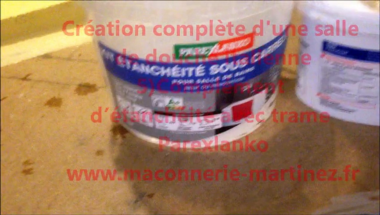 Création sur mesure d’un bac a douche a l’italienne, étanchéité Maçonnerie-Martinez