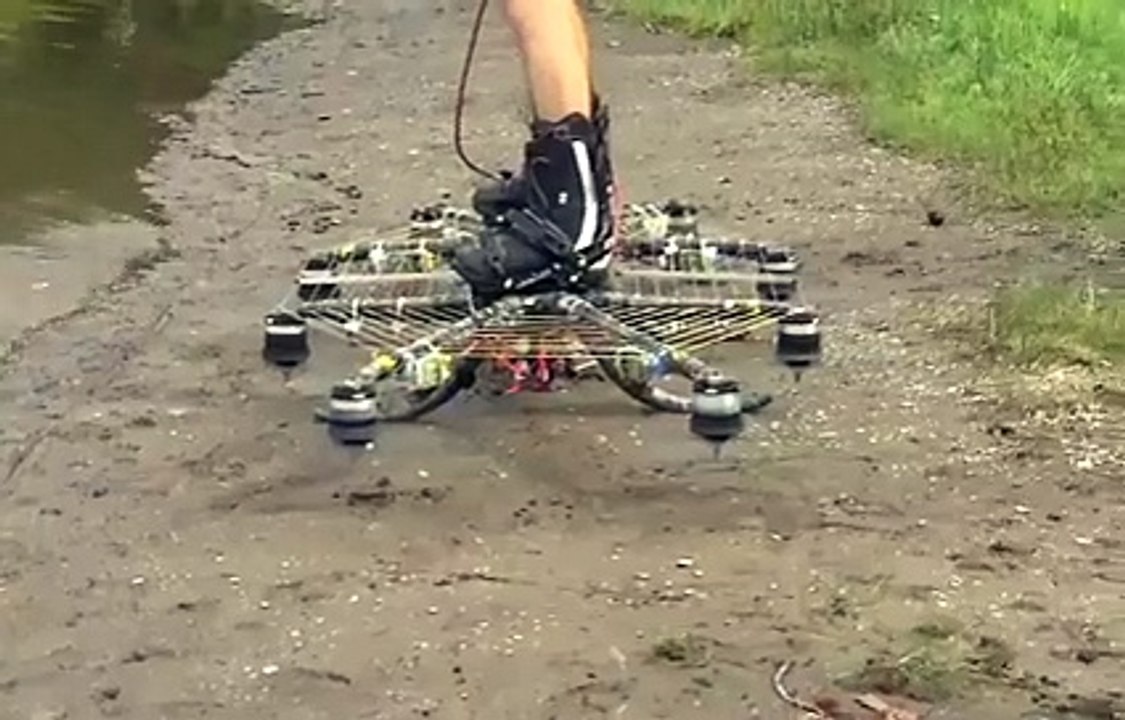 A canadian has invented a hoverboard that actually flies