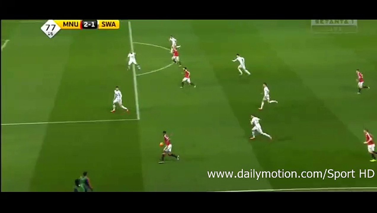 Wayne Rooney Goal ~ Manchester United vs Swansea 2-1