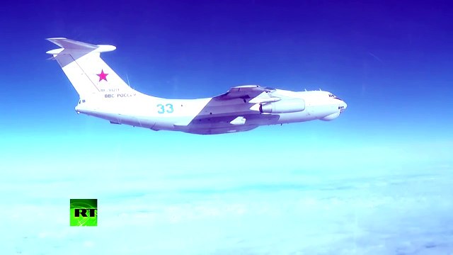 RAW: Russian Tu-160 ‘Blackjack’ strategic bomber refuels mid-air above Caspian sea