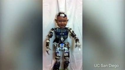 Terrifying babybot proves infants time smiles for parents