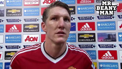 Manchester United 2-1 Swansea City - Bastian Schweinsteiger Post Match Interview