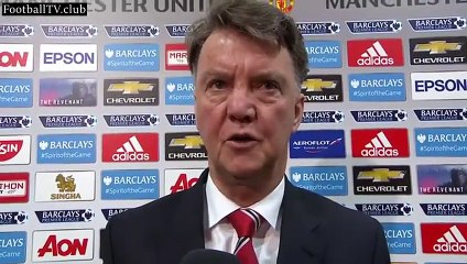 Manchester United vs Swansea 2 : 1 - Louis van Gaal post-match interview
