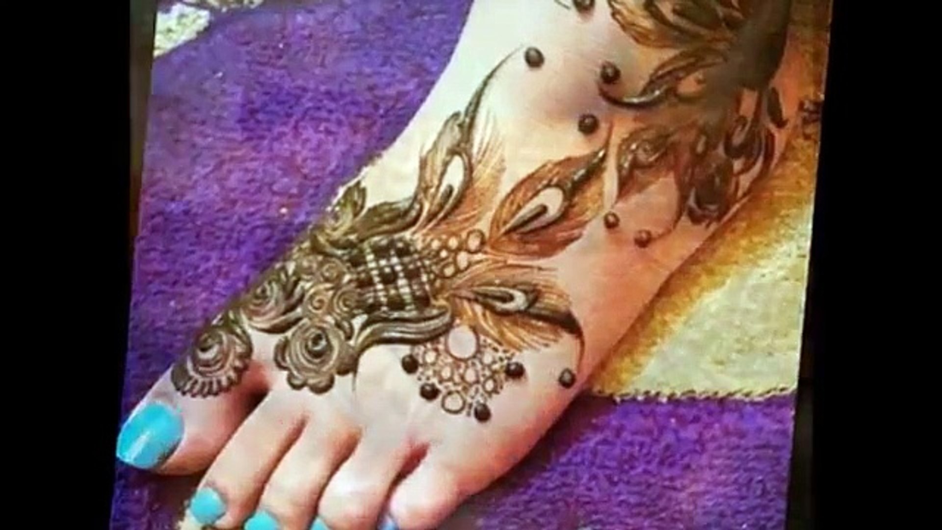 All Type Henna Mehndi Designs for FEET, image size:1920x1080