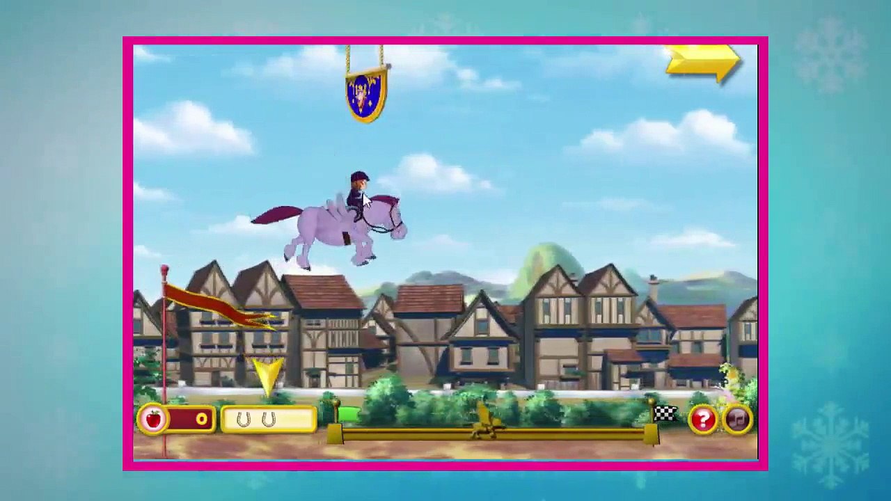 Sofia The First horse fast apple eat
