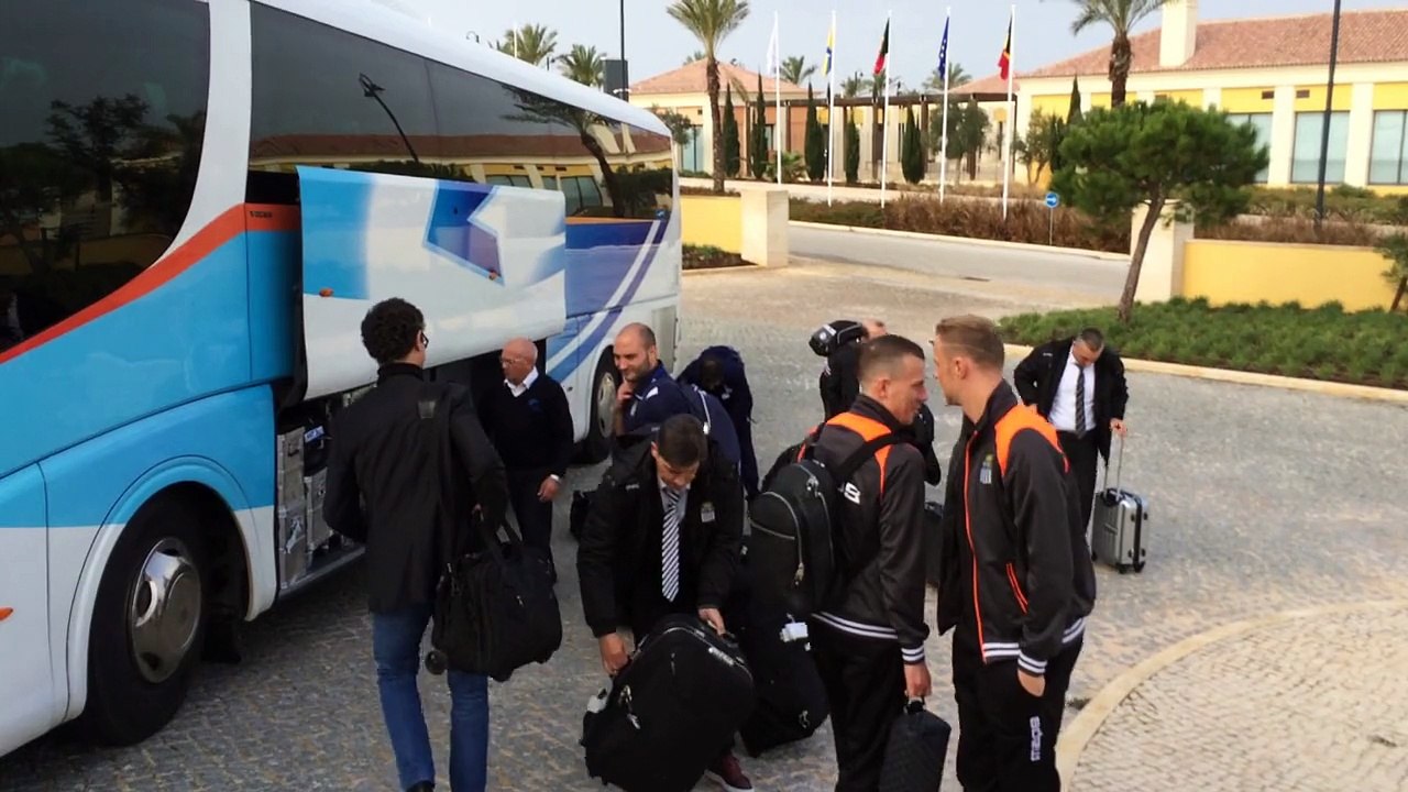 Premier jour de stage pour Charleroi