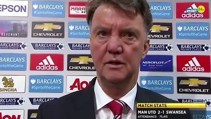 Louis Van Gaal Post Match Interview - Manchester United 2-1 Swansea City 02.01.2016 HD