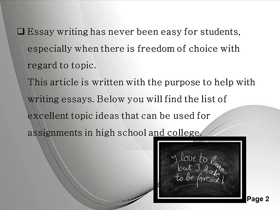 Writing Prompts for Easy Essays