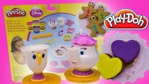 Play Doh Belle Magical Tea Party Toy Playset Disney Princess Beauty and the Beast play dou