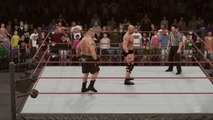 WWE 2K16 stone cold steve austin v brock lesnar