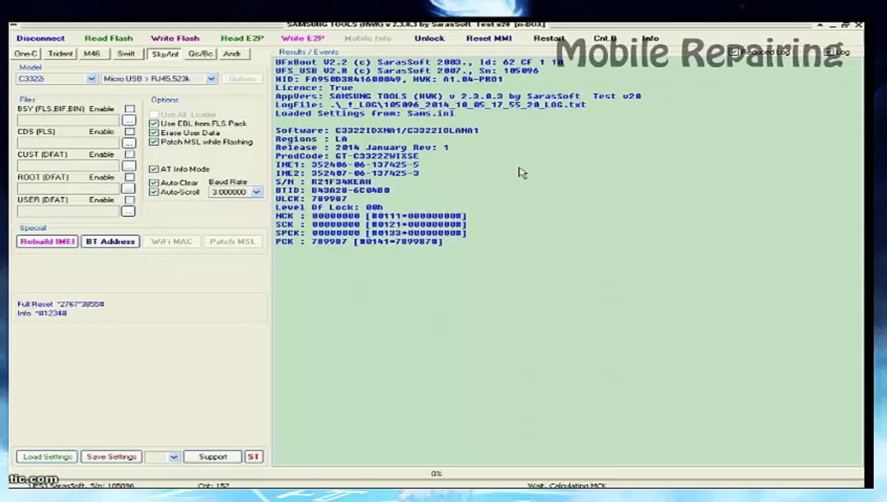 Unlock Samsung C3322i