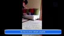 Konyada Öz Anne Oğlunu Öldüresiye Dövdü  (vahşet)