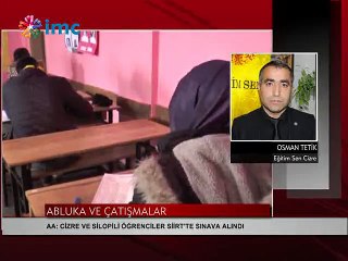 Eğitim-Sen: Cizre ve Silopili öğrenciler Siirt'te sınava götürülmedi