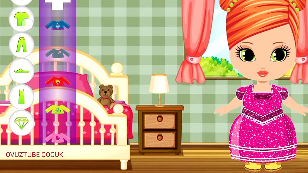 Elbise giydirme oyunu,bebek çizgi film türkçe,bebek oyunları