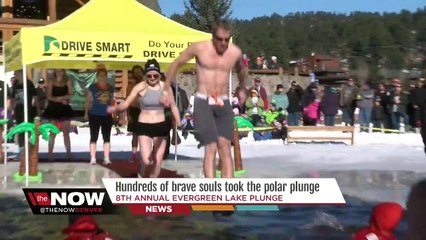 Hundreds of brave souls took the polar plunge on New Year's Day