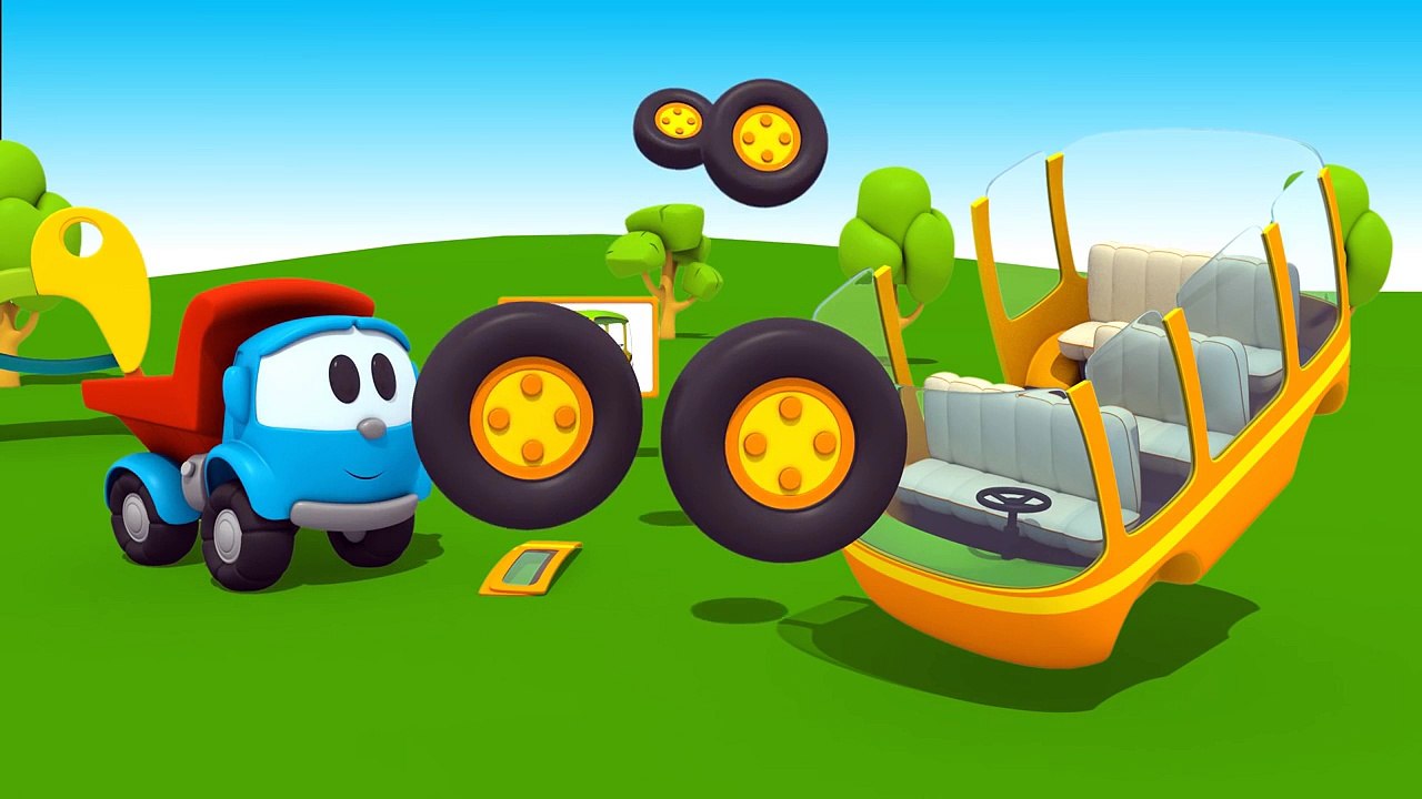 Leo Junior und der Spielzeug Citybus | Animation für Kinder