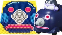 アンパンマン ドット絵 バイキンメカ もぐりんをビーズで描く PPCandy Channel Anpanman Pixel Art Parlor beads Minecraft