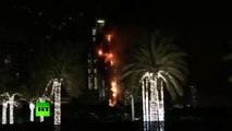 New Year’s Eve inferno: At least 20 of 63 stories of Address Downtown Dubai Hotel on fire