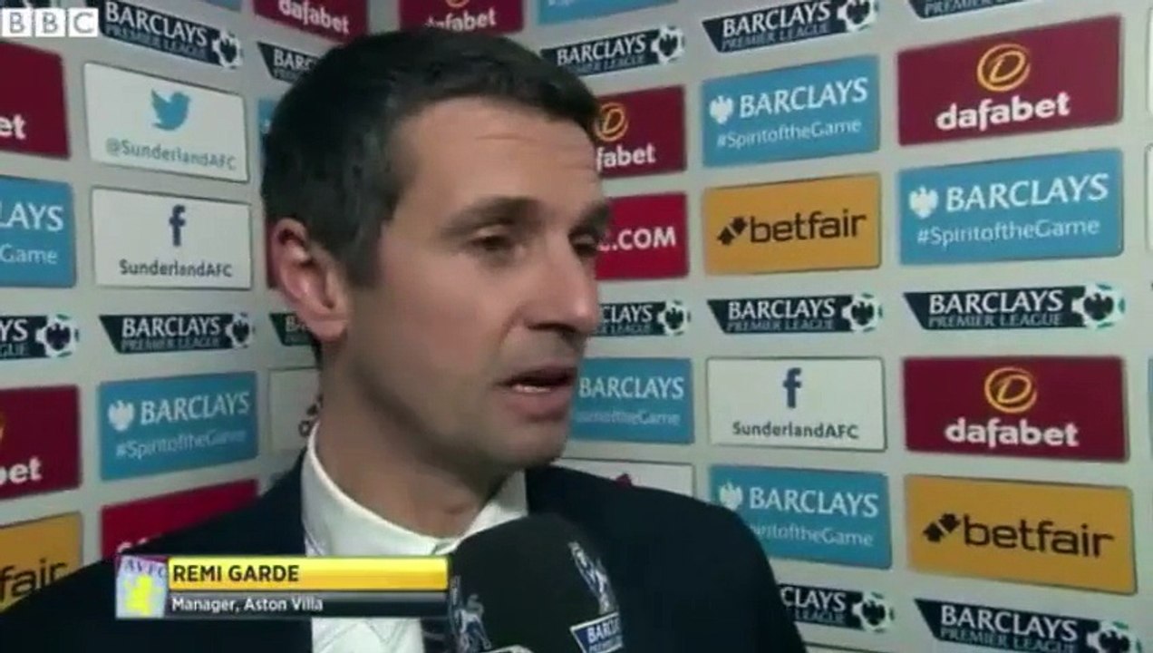 Sunderland 2-1 Aston Villa: Remi Garde says Villa can still survive