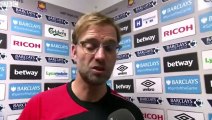 West Ham 2-0 Liverpool: Klopp - Reds 'angry' with display