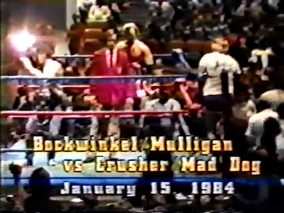 The Crusher and Vachon vs Bockwinkel and Mulligan