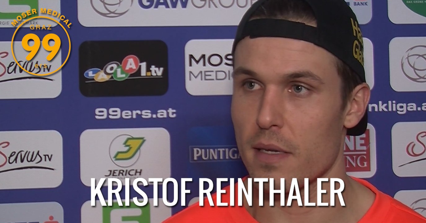 'Die ersten 2 Tore waren Geschenke' - Kristof Reinthaler/Graz99ers
