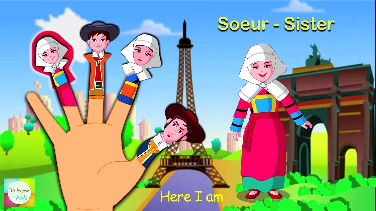 Finger Family French Family | Nursery Rhymes & Songs For Children ...