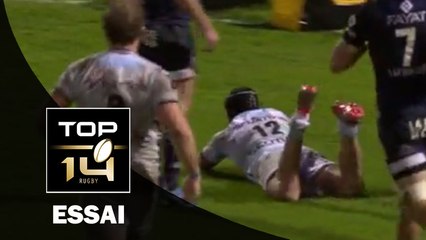 TOP 14 - Racing 92 - Bordeaux-Bègles : 23-18 Essai Alexandre DUMOULIN (RAC) - J12 - Saison 2015/2016