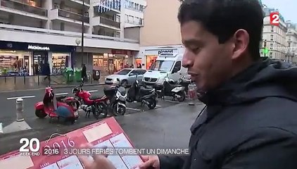 2016, une année avec moins de jours de repos