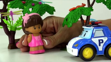 Toy Car Rescue Stories DOCTORS & NURSES! Doctor Robocar Poli & Nurse Amber