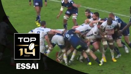 TOP 14 - Agen - Clermont : 16-33 Essai Camille GERONDEAU 2 (CLE) - J12 - Saison 2015/2016
