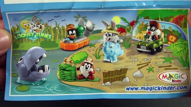 3 x Kinder MAXI EI [ Baby Looney Tunes ] [Special Edition] (Kinder Surprise Maxi Egg)